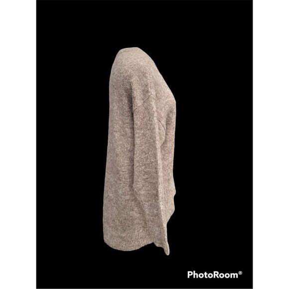 Old Navy Go-Recycled Oversized Pullover Sweater Heather Brown Sz. M - Picture 9 of 13